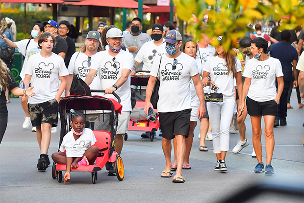 Matt Damon celebrates daughter Gia's birthday in Disneyland