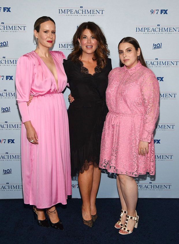 Sarah Paulson, Monica Lewinsky, Beanie Feldstein