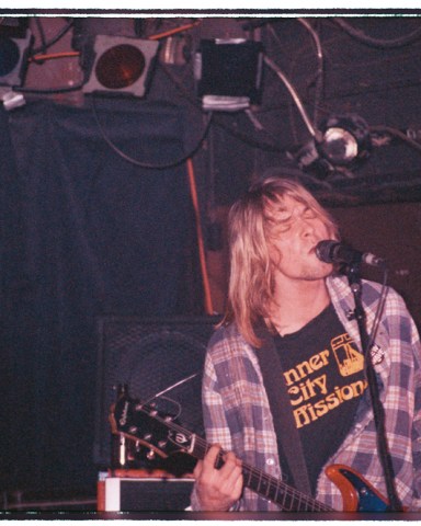 Kurt Cobain Nirvana Performing Live On February 16, 1990 On Their Bleach Tour at Bogart's in Long Beach, Ca. - 16 Feb 1990