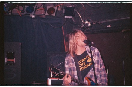 Kurt Cobain
Nirvana Performing Live On February 16, 1990 On Their Bleach Tour at Bogart's in Long Beach, Ca. - 16 Feb 1990