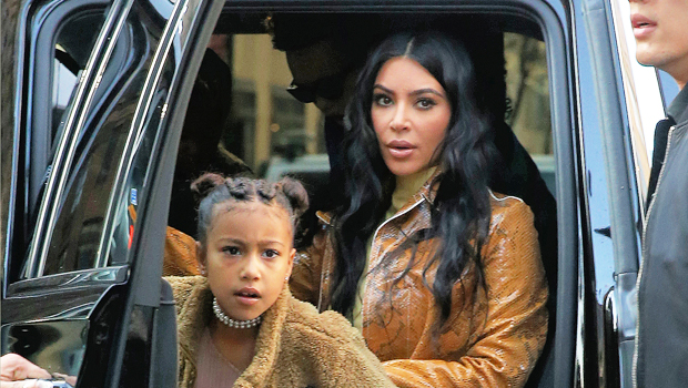 North West Rocks Fake Face Tattoos In Selfies With Kim Kardashian ...