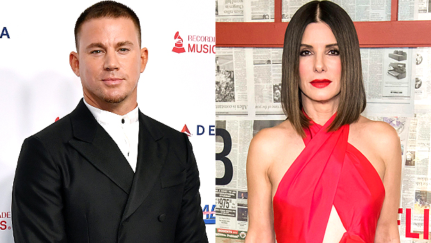 Channing Tatum Jumps Into Pool With Sandra Bullock In His Arms As They Wrap On New Movie — Watch