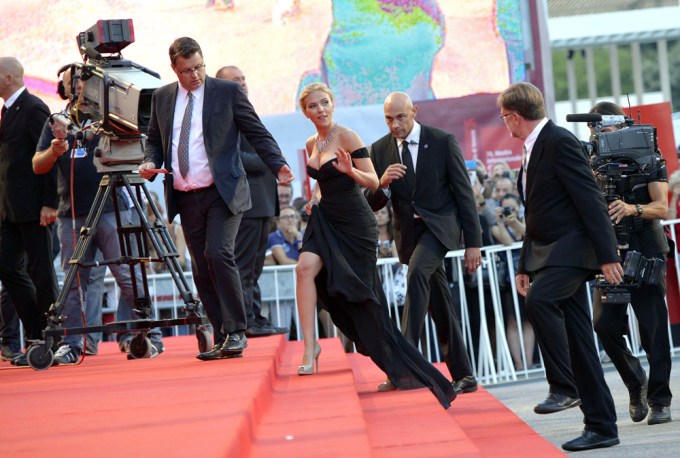 Scarlett Johansson At The Venice International Film Festival