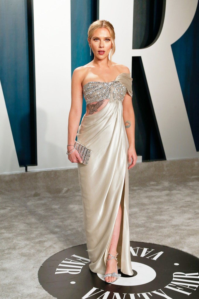 Scarlett Johansson At The ‘Vanity Fair’ Oscar Party