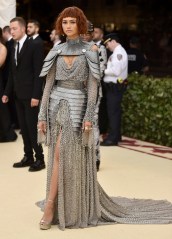 Zendaya attends The Metropolitan Museum of Art's Costume Institute benefit gala celebrating the opening of the Heavenly Bodies: Fashion and the Catholic Imagination exhibition, in New York
2018 MET Museum Costume Institute Benefit Gala, New York, USA - 07 May 2018