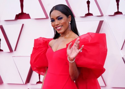 Angela Bassett arrives for the 93rd annual Academy Awards ceremony at Union Station in Los Angeles, California, USA, 25 April 2021. The Oscars are presented for outstanding individual or collective efforts in filmmaking in 24 categories. The Oscars happen two months later than originally planned, due to the impact of the coronavirus COVID-19 pandemic on cinema.
Arrivals - 93rd Academy Awards, Los Angeles, USA - 25 Apr 2021