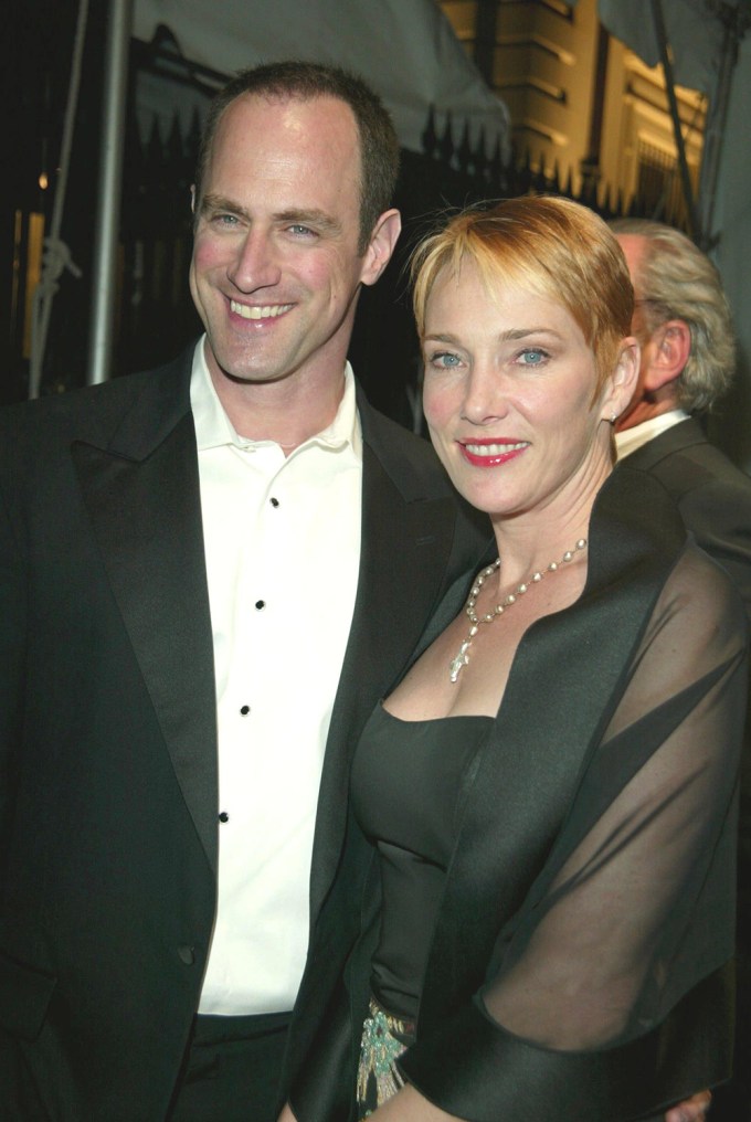 Christopher Meloni and his wife at the 2003 White House Correspondents Dinner
