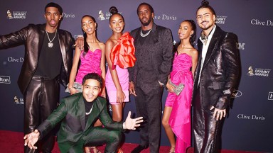 Diddy with his children
