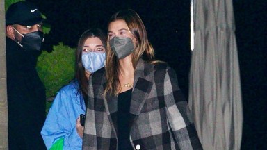 Hailey Baldwin Stuns In Little Black Dress For Night Out At Nobu ...