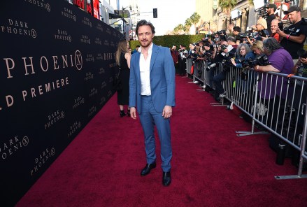 James McAvoy
'X-Men: Dark Phoenix' film premiere, Arrivals, TCL Chinese Theatre, Los Angeles, USA - 04 Jun 2019
