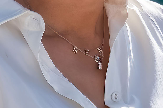 Jennifer Lopez Wears Ben Affleck Name Necklace On Yacht In Portofino Hollywood Life