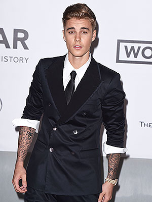 Justin Bieber Black Suit