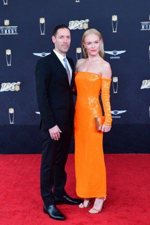 Kate Bosworth, Michael Polish. Michael Polish and Kate Bosworth arrives at the 9th Annual NFL Honors at the Adrienne Arsht Center in Miami on9th Annual NFL Honors, Miami, USA - 01 Feb 2020