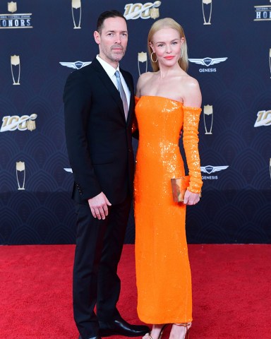 Kate Bosworth, Michael Polish. Michael Polish and Kate Bosworth arrives at the 9th Annual NFL Honors at the Adrienne Arsht Center in Miami on9th Annual NFL Honors, Miami, USA - 01 Feb 2020