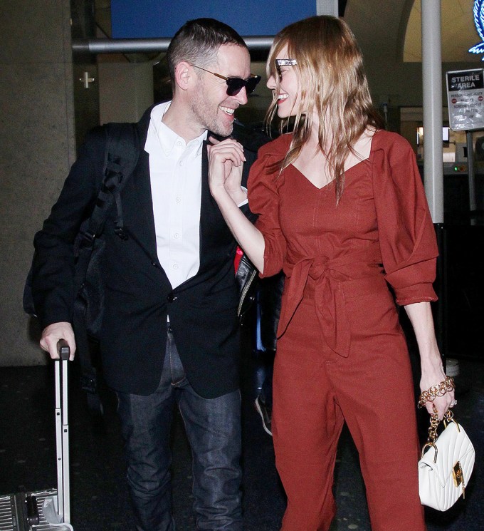 Kate Bosworth & Michael Polish at LAX International Airport