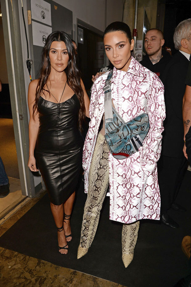 kim and kourtney kardashian