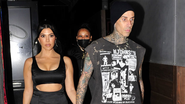 Travis Barker Cradles Kourtney Kardashian After 1st Flight In 13 Years: ‘Anything Is Possible’ With You