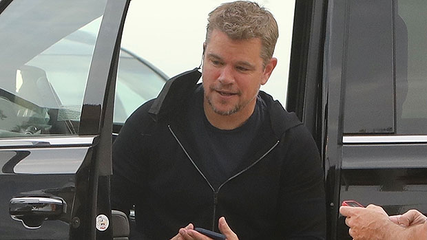 Matt Damon Steps Out With Rarely Seen Daughters Isabella, 15, Gia, 12, & Stella, 10, At Nobu Malibu — Pics