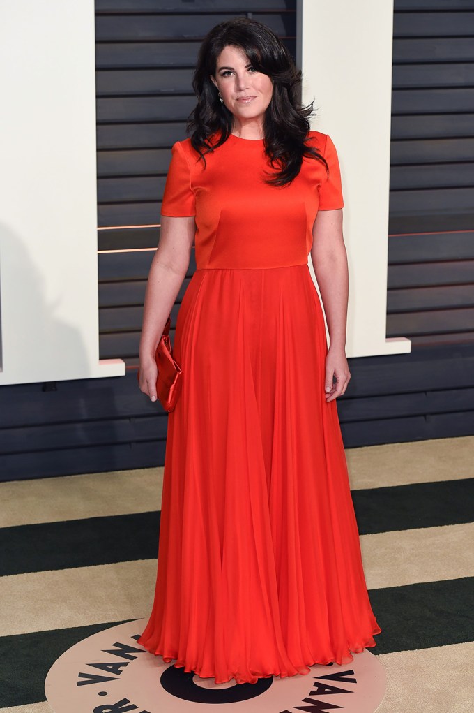 Monica Lewinsky At The 2015 Vanity Fair Oscars Party