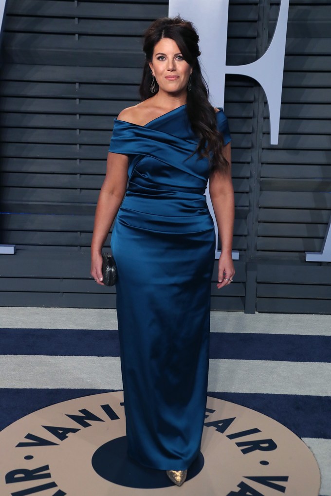 Monica Lewinsky At The 2018 Vanity Fair Oscar Party