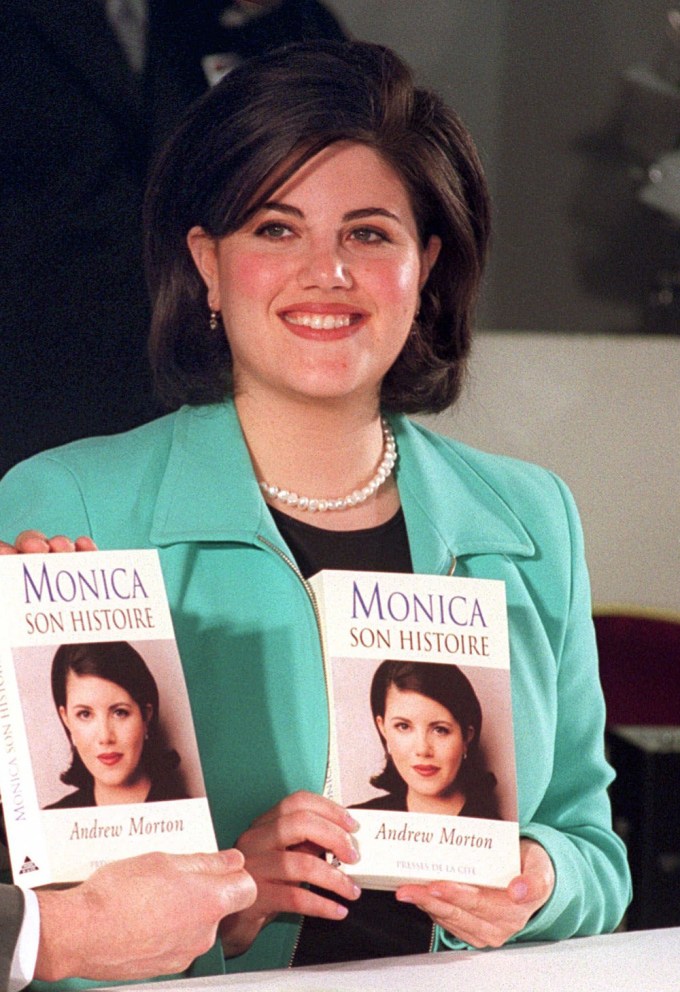 Monica Lewinsky Attends A Book Tour