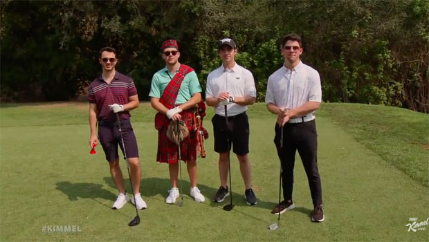 Niall Horan Suffers A Wardrobe Malfunction & Flashes The Jonas Brothers During A Golf Game