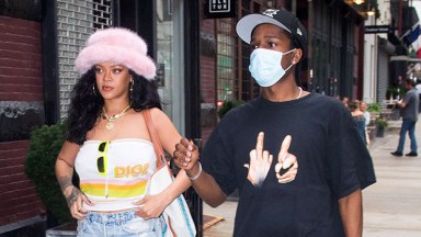 Rihanna Rocks Daisy Dukes With ASAP Rocky: Photo – Hollywood Life