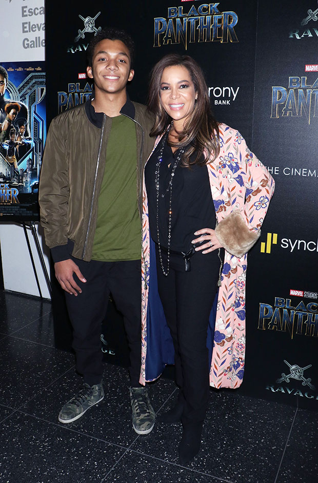 Sunny Hostin and son Gabriel