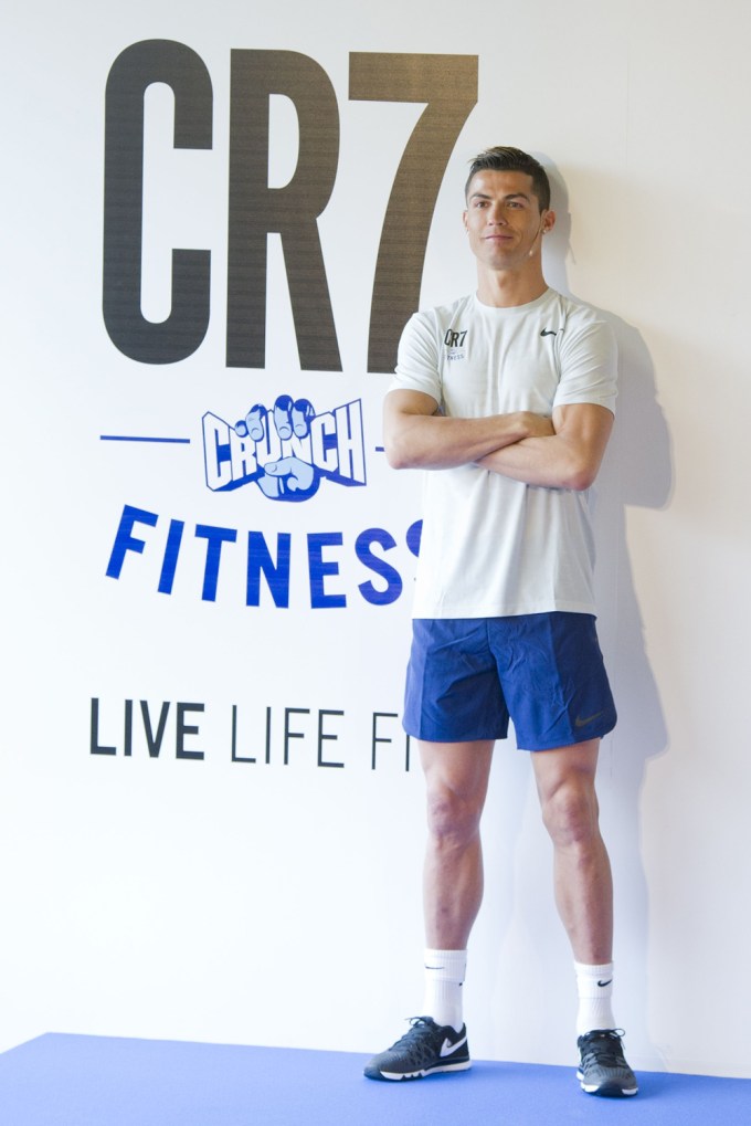 Cristiano Ronaldo at CR7 Crunch Fitness