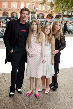 David Hasselhoff and family
'I, ROBOT' FILM PREMIERE, LONDON, BRITAIN - 04 AUG 2004