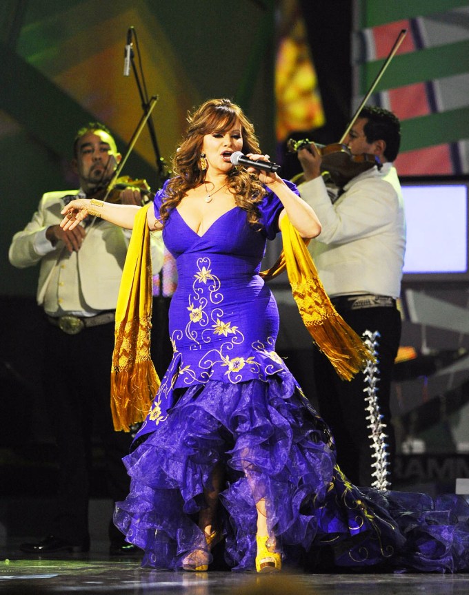 Jenni Rivera Performs At The Latin Grammys