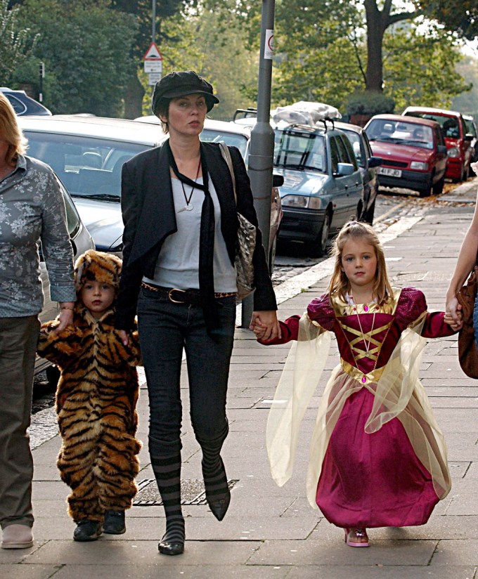 Sadie Frost Enjoys Halloween With Daughter Iris And Son Rudy