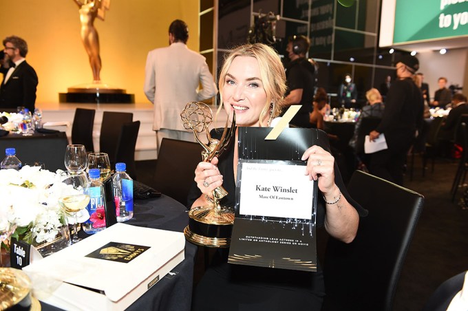 “Lead Actress in a Limited or Anthology Series Or Movie” winner Kate Winslet