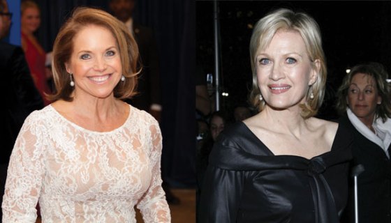 Katie Couric and Diane Sawyer