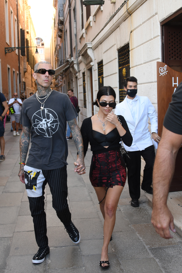 Kourtney Kardashian and Travis Barker