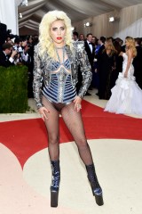 Lady Gaga
The Metropolitan Museum of Art's COSTUME INSTITUTE Benefit Celebrating the Opening of Manus x Machina: Fashion in an Age of Technology, Arrivals, The Metropolitan Museum of Art, NYC, New York, America - 02 May 2016
WEARING ATELIER VERSACE