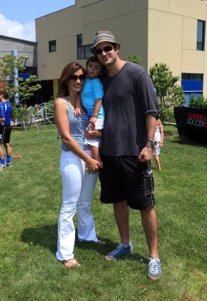 July 18, 2009: SPOTTED IN THE HAMPTONS: Mariska Hargitay and her husband, Peter Hermann, brought their son August to the CMEE (Children's Museum of the End) Family Fair on Saturday. Mariska was spotted at the petting zoo - where her husband had a Boa Constrictor wrapped around his neck and head. Mariska snapped photos of Peter with the snake on him head.Pictured: Mariska Hargitay,August Hermann,Peter Hermann,Mariska HargitayPeter HermannAugust HermannRef: SPL115815 260709 NON-EXCLUSIVEPicture by: SplashNews.comSplash News and PicturesUSA: +1 310-525-5808London: +44 (0)20 8126 1009Berlin: +49 175 3764 166photodesk@splashnews.comWorld Rights