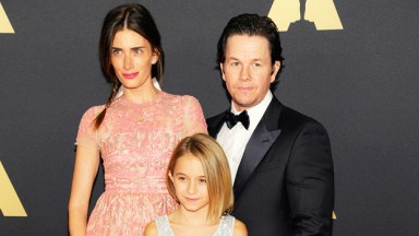 Mark Wahlberg with his wife Rhea and daughter Ella