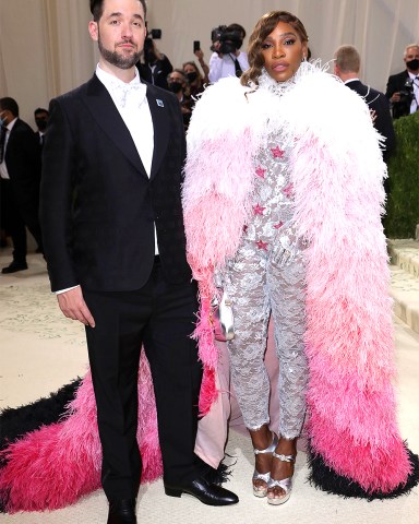 Serena Williams and Alexis OhanianCostume Institute Benefit celebrating the opening of In America: A Lexicon of Fashion, Arrivals, The Metropolitan Museum of Art, New York, USA - 13 Sep 2021