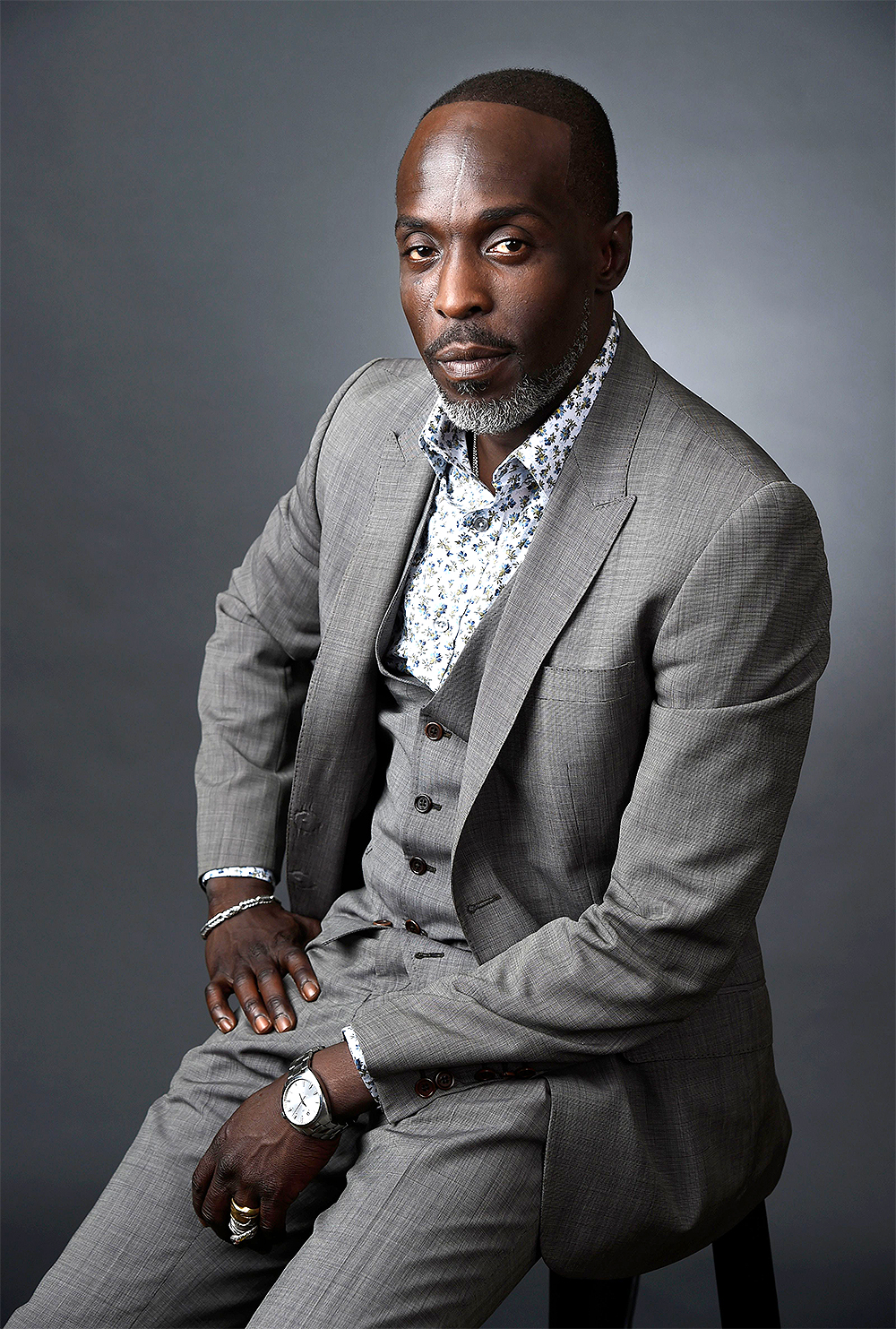 Michael Kenneth Williams, a cast member in the HBO series "The Night Of," poses for a portrait during the 2016 Television Critics Association Summer Press Tour at the Beverly Hilton in Beverly Hills, Calif. Williams, who played the beloved character Omar Little on "The Wire," has died. New York City police say Williams was found dead Monday, Sept. 6, 2021, at his apartment in Brooklyn. He was 54
Obit Michael K Williams, Beverly Hills, United States - 30 Jul 2016