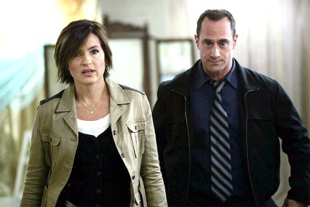 LAW & ORDER: SPECIAL VICTIMS UNIT, Mariska Hargitay, Christopher Meloni, 'Cold', (Season 9, episode 919, aired May 13, 2008), 1999-. photo: Will Hart / © NBC / Courtesy Everett Collection