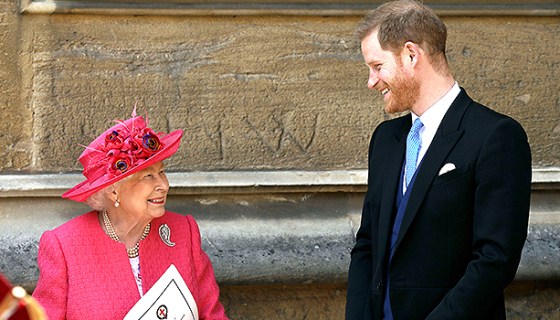 Prince Harry & Queen Elizabeth II