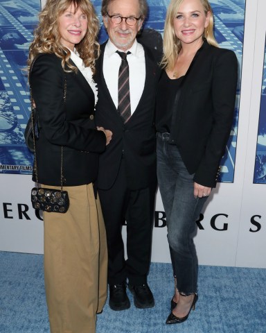 Kate Capshaw, Steven Spielberg and Jessica Capshaw
'Spielberg' film premiere, Arrivals, Los Angeles, USA - 26 Sep 2017