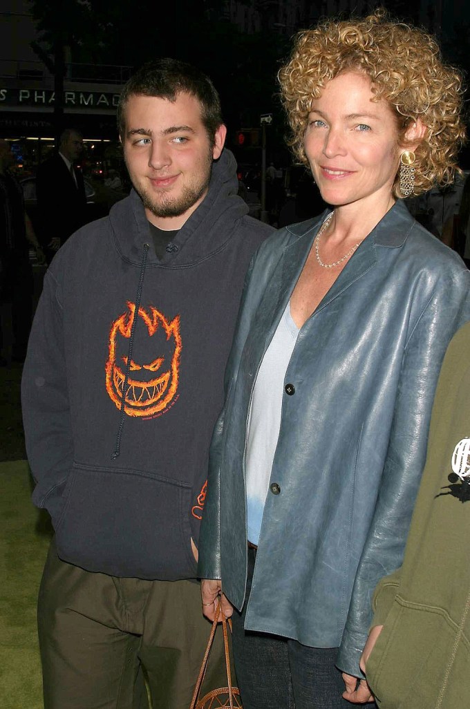 Amy Irving & Son Max Attend The ‘Shrek 2’ Premiere In 2014