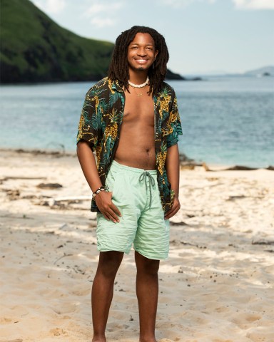Jairus Robinson competes on SURVIVOR, when the Emmy Award-winning series returns for its 41st season, with a special 2-hour premiere, Wednesday, Sept. 22 (8:00-10 PM, ET/PT) on the CBS Television Network. Photo: Robert Voets/CBS Entertainment  2021 CBS Broadcasting, Inc. All Rights Reserved.
