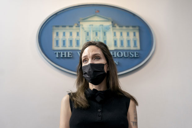 Angelina Jolie at the White House