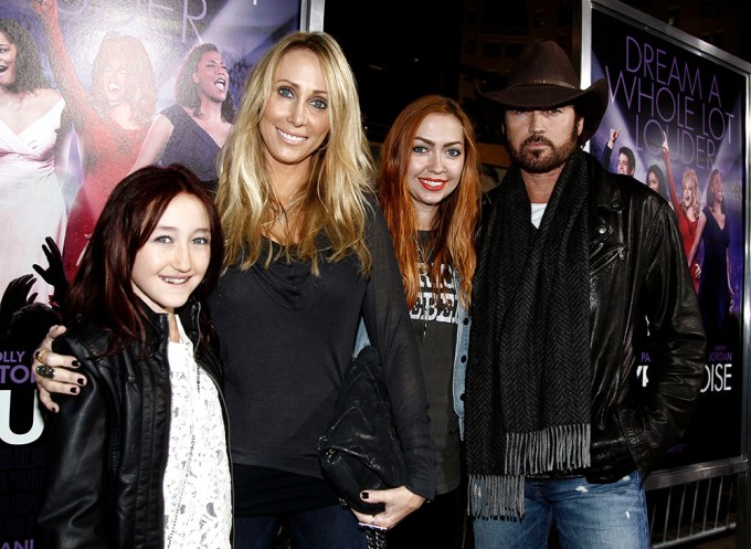 The Cyrus Clan in 2012