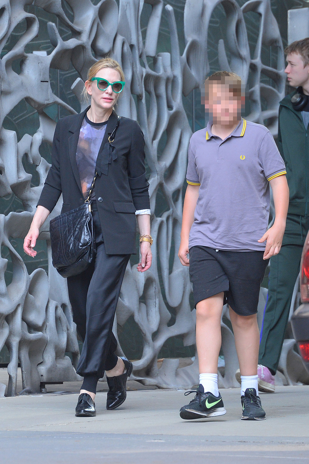 Cate Blanchett And Andrew Upton Walk With Their Three Kids