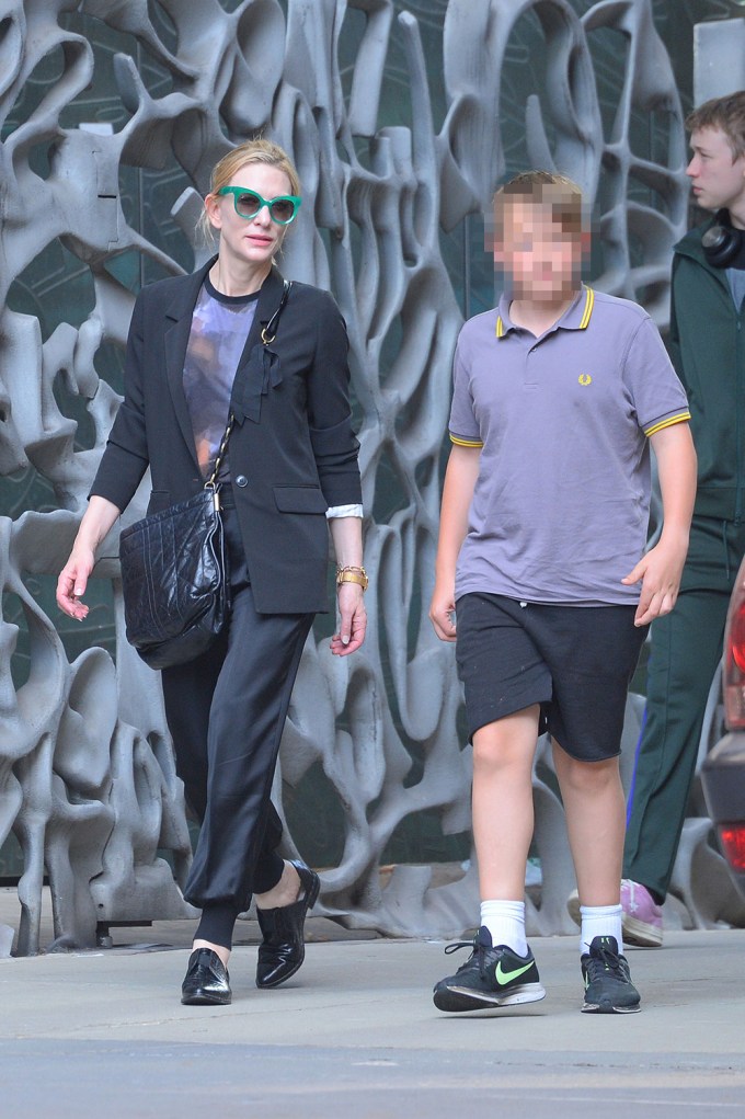 Cate Blanchett Takes a Stroll With Son Roman