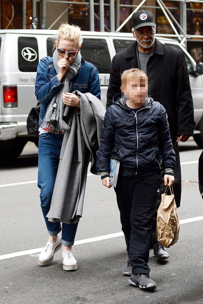 Cate Blanchett In New York With Son Ignatius